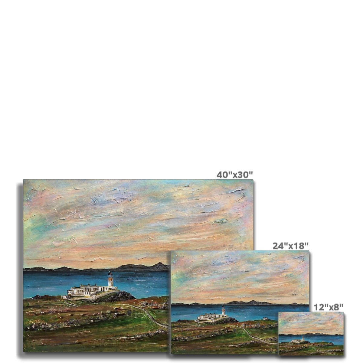 Neist Point Lighthouse Skye Canvas