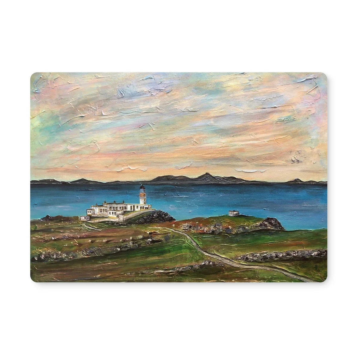 Neist Point Lighthouse Skye Placemat - Art Gallery Scotland Worldwide Shipping Paintings | Prints | Gifts
