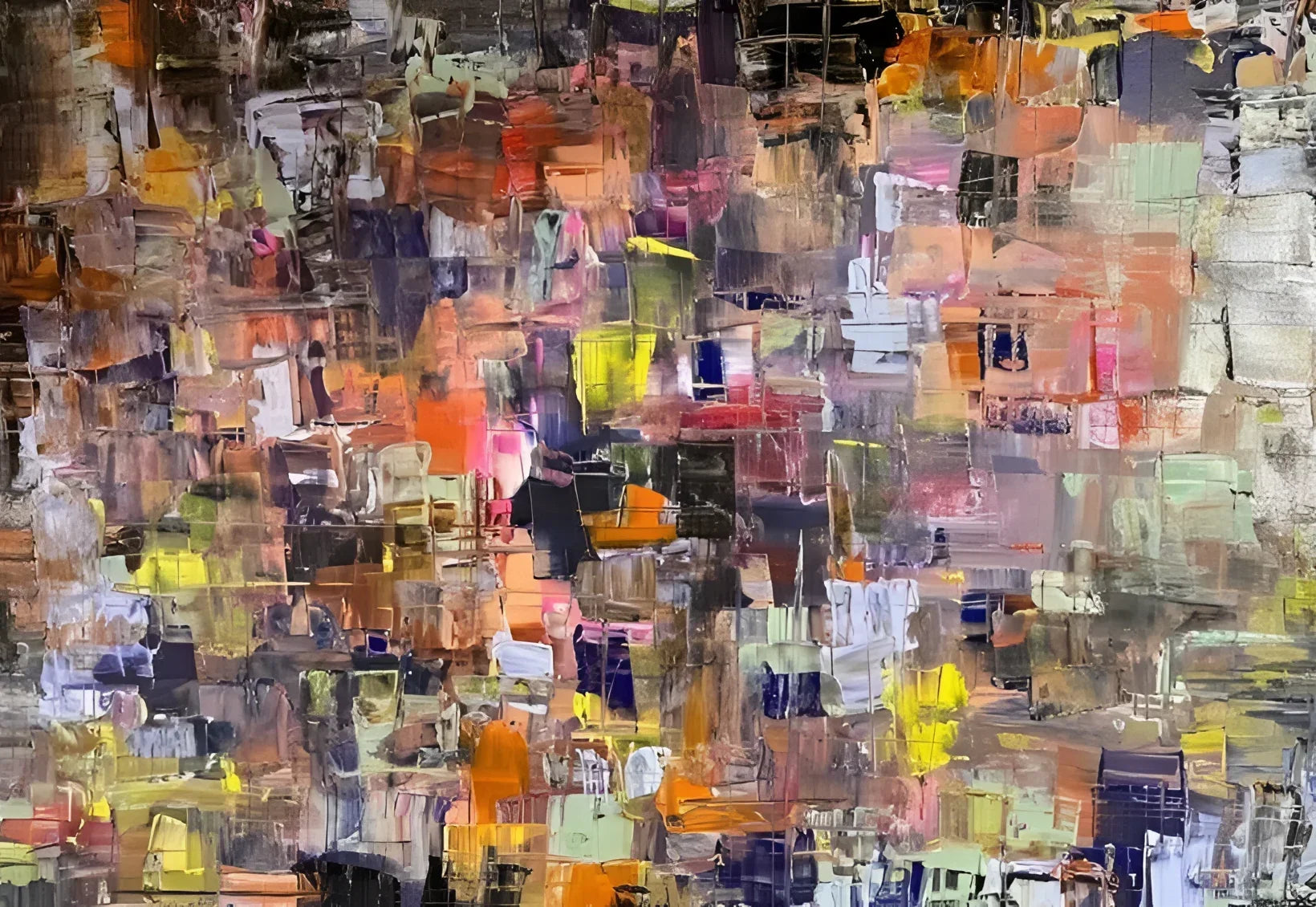 Never Enough Abstract Original Painting - Scottish Artist & Impressionistic Art Gallery Scotland