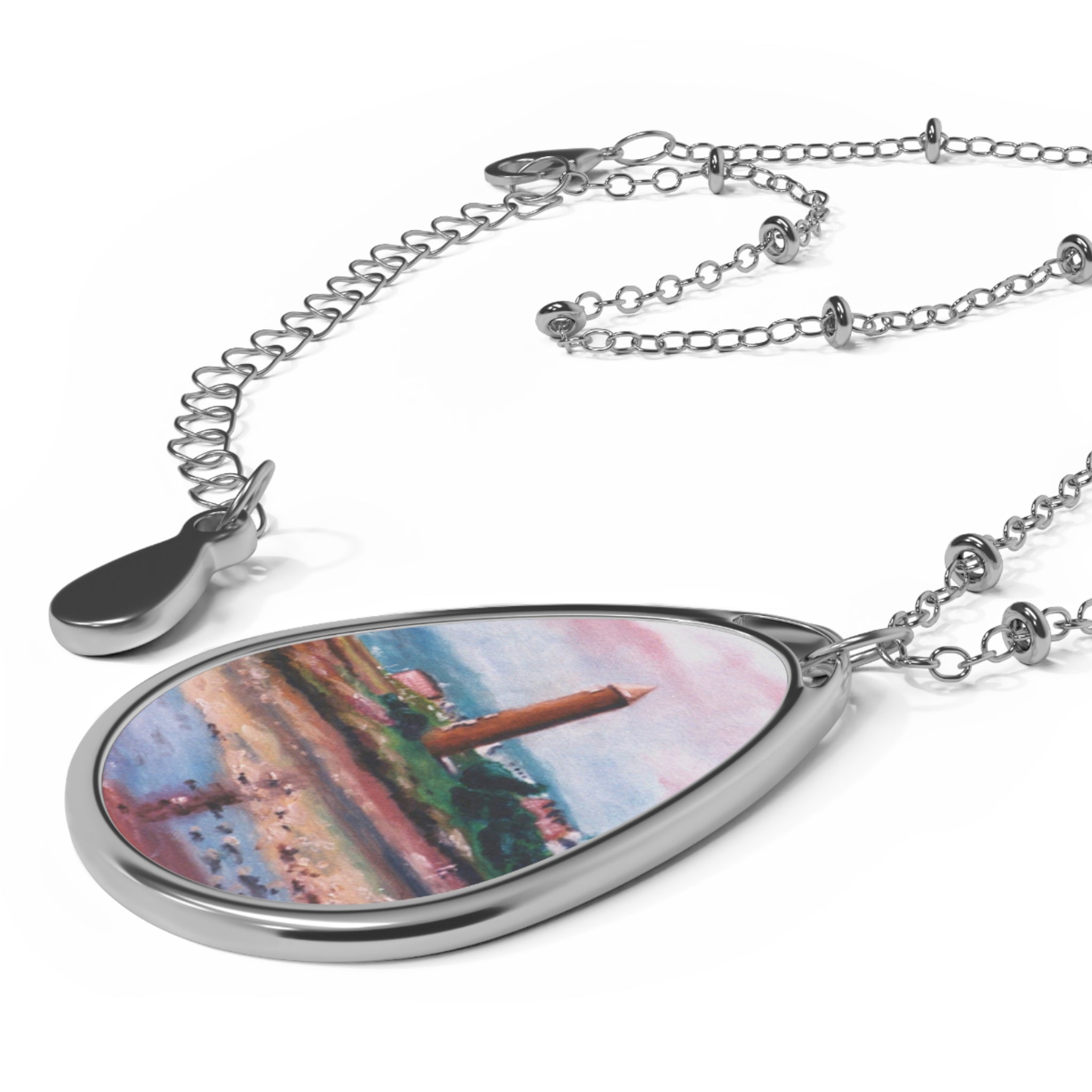 Pencil Point Largs Art Necklace.