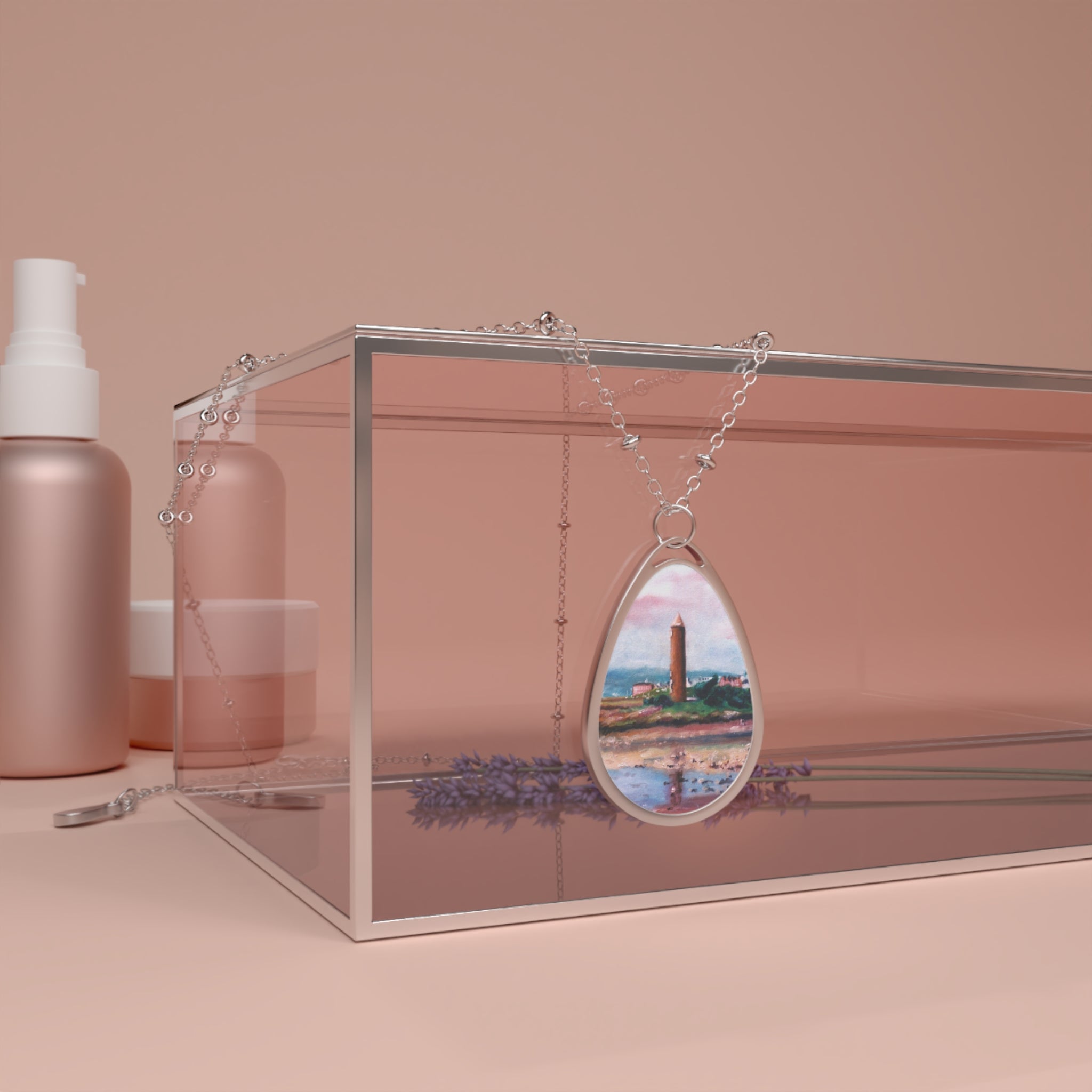 Pencil Point Largs Art Necklace.