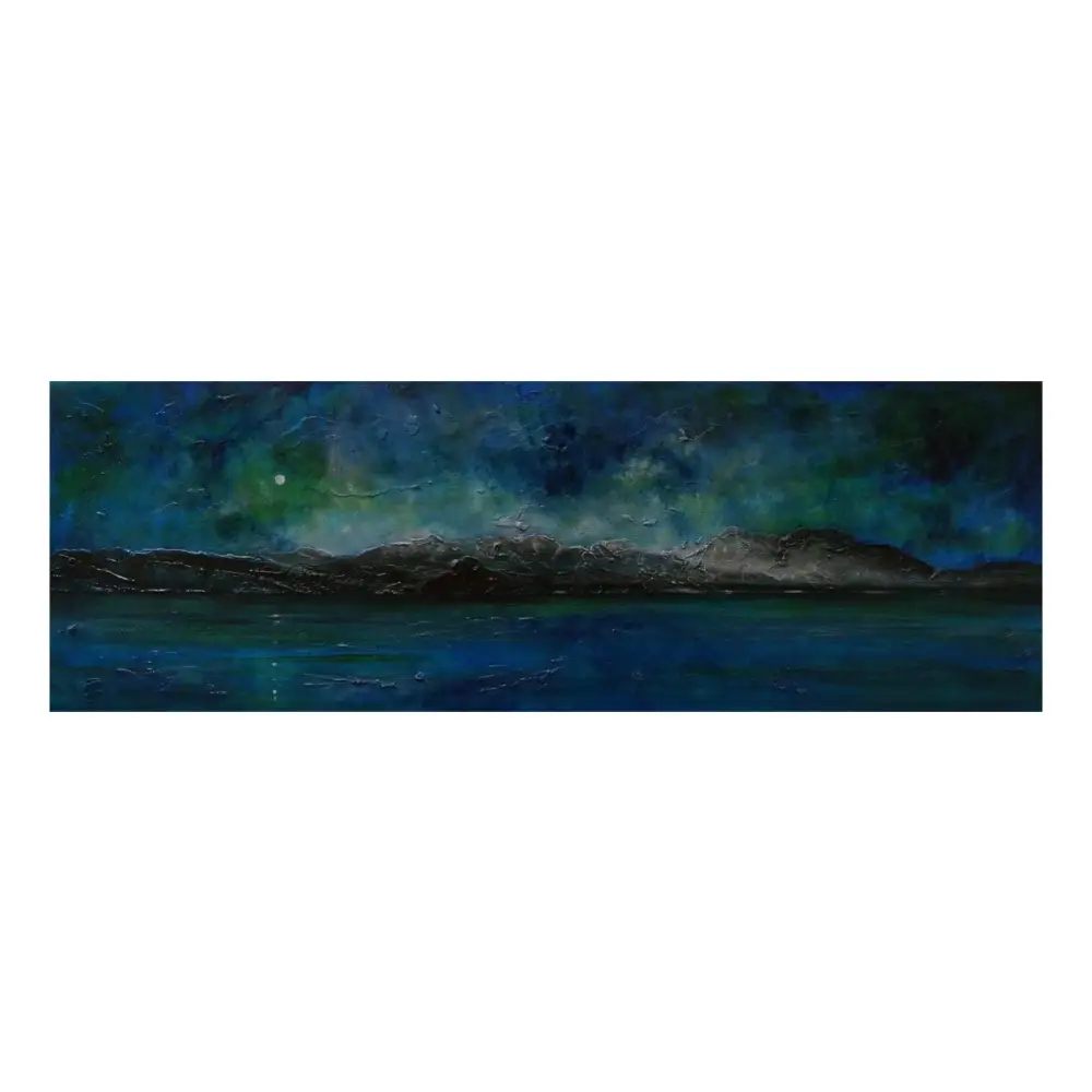 A Prussian Arran Night - Scottish Panoramic Art - Gallery Scotland
