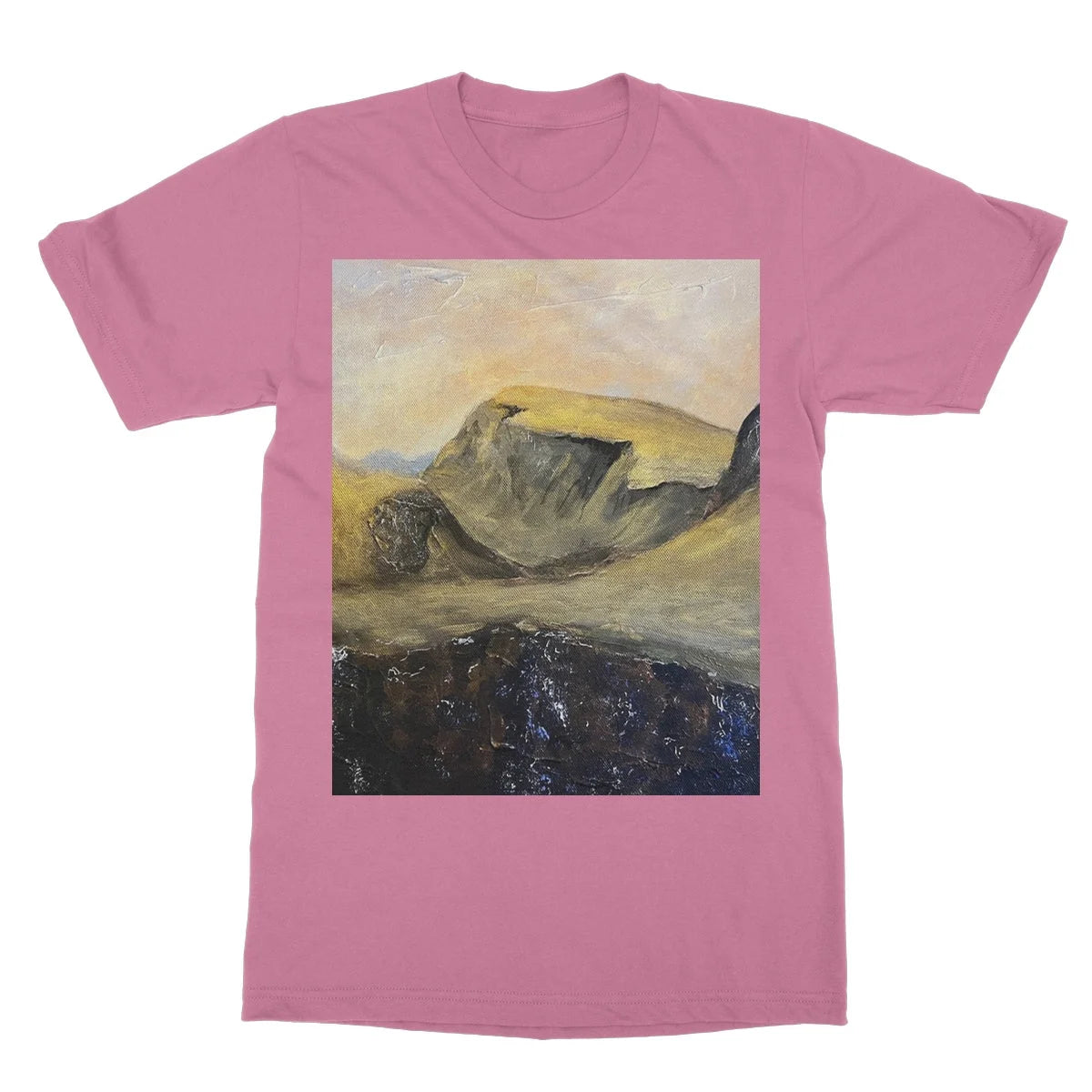 The Quiraing Softstyle T-shirt - Skye Art Gallery Scotland Worldwide Shipping Paintings | Prints | Gifts