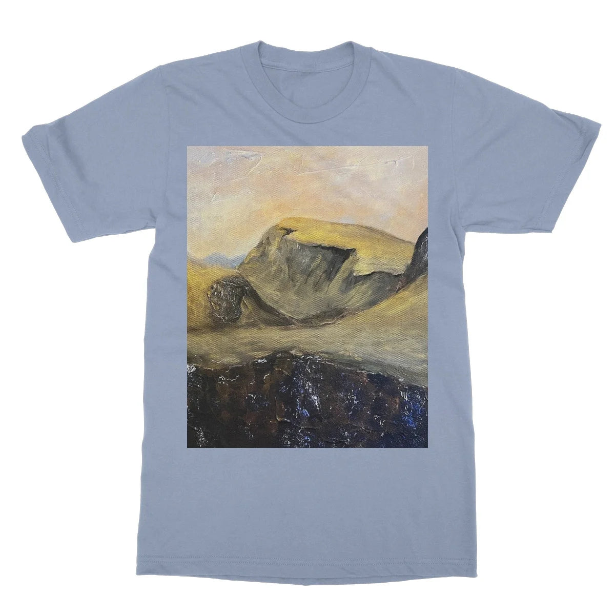 The Quiraing Softstyle T-shirt - Skye Art Gallery Scotland Worldwide Shipping Paintings | Prints | Gifts