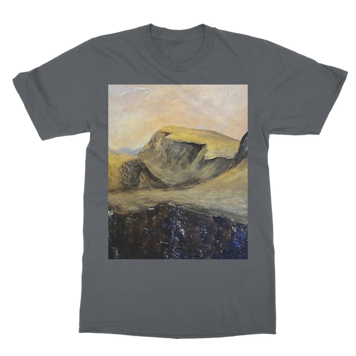 The Quiraing Softstyle T-shirt - Skye Art Gallery Scotland Worldwide Shipping Paintings | Prints | Gifts