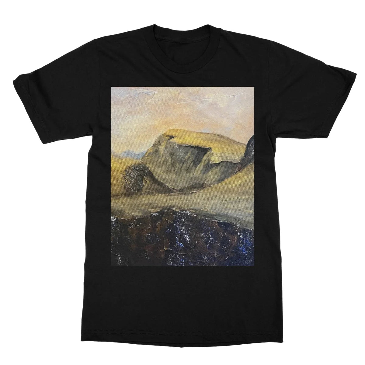 The Quiraing Softstyle T-shirt - Skye Art Gallery Scotland Worldwide Shipping Paintings | Prints | Gifts