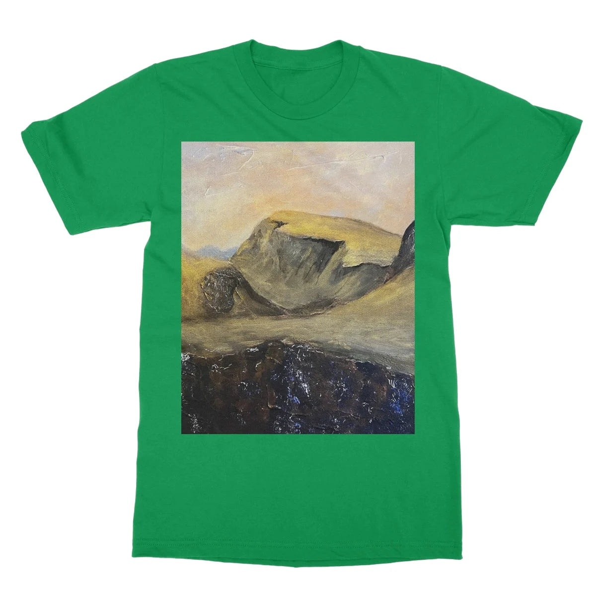 The Quiraing Softstyle T-shirt - Skye Art Gallery Scotland Worldwide Shipping Paintings | Prints | Gifts