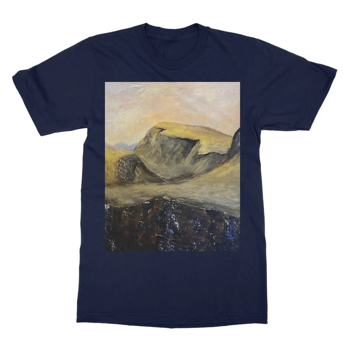 The Quiraing Softstyle T-shirt - Skye Art Gallery Scotland Worldwide Shipping Paintings | Prints | Gifts