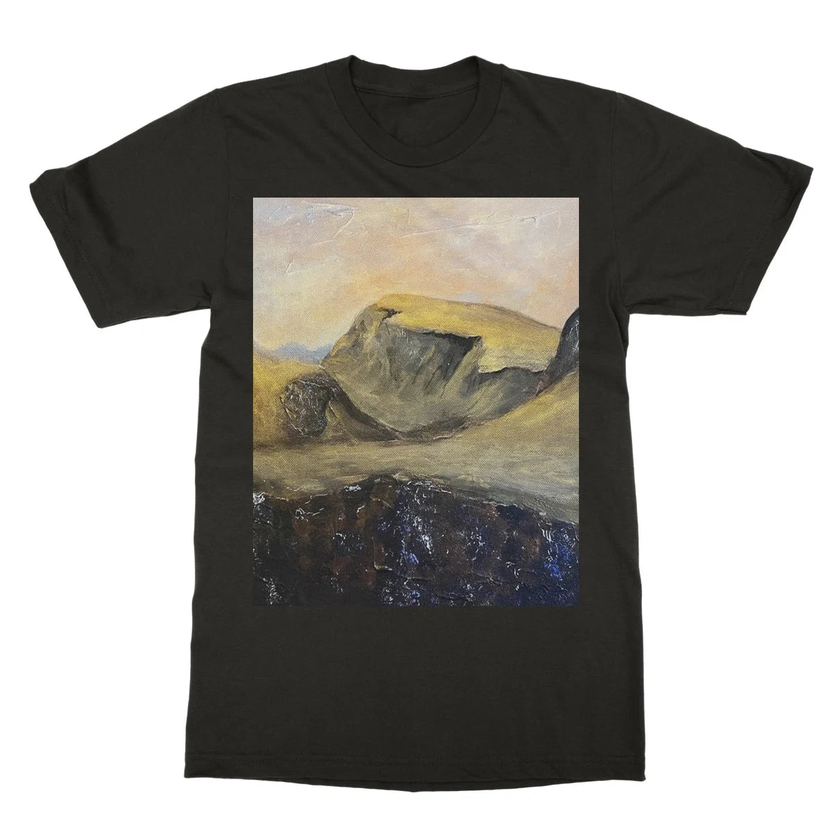 The Quiraing Softstyle T-shirt - Skye Art Gallery Scotland Worldwide Shipping Paintings | Prints | Gifts