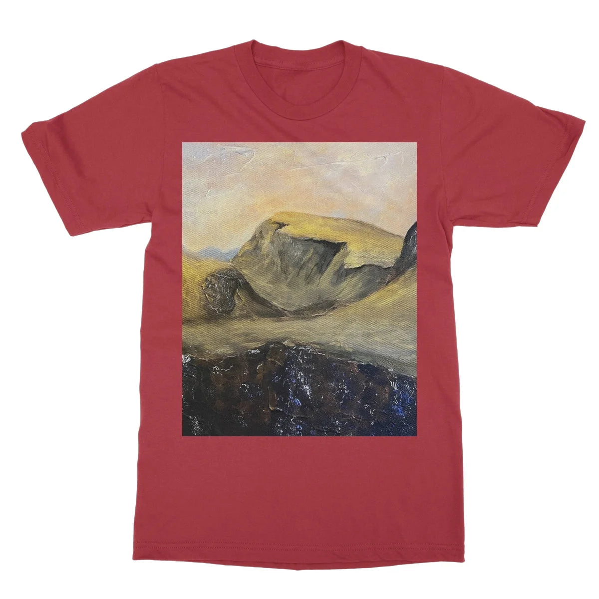 The Quiraing Softstyle T-shirt - Skye Art Gallery Scotland Worldwide Shipping Paintings | Prints | Gifts