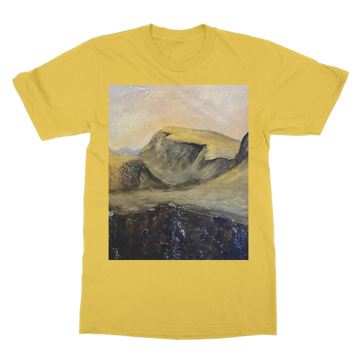 The Quiraing Softstyle T-shirt - Skye Art Gallery Scotland Worldwide Shipping Paintings | Prints | Gifts