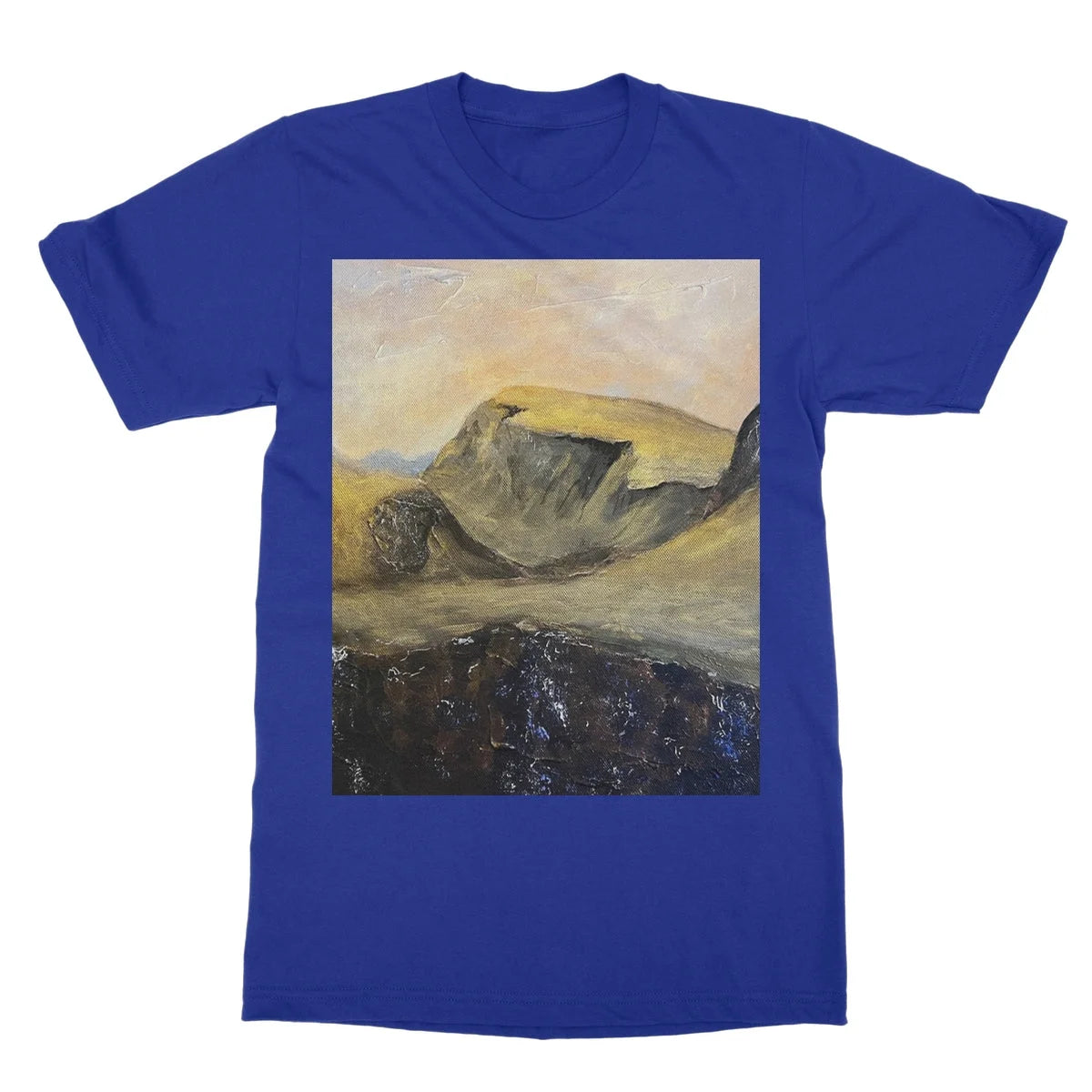 The Quiraing Softstyle T-shirt - Skye Art Gallery Scotland Worldwide Shipping Paintings | Prints | Gifts