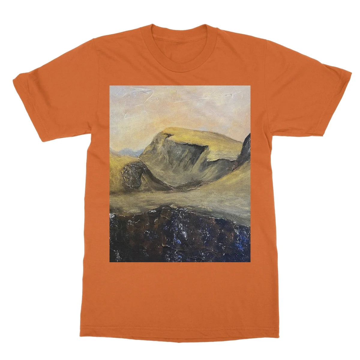 The Quiraing Softstyle T-shirt - Skye Art Gallery Scotland Worldwide Shipping Paintings | Prints | Gifts