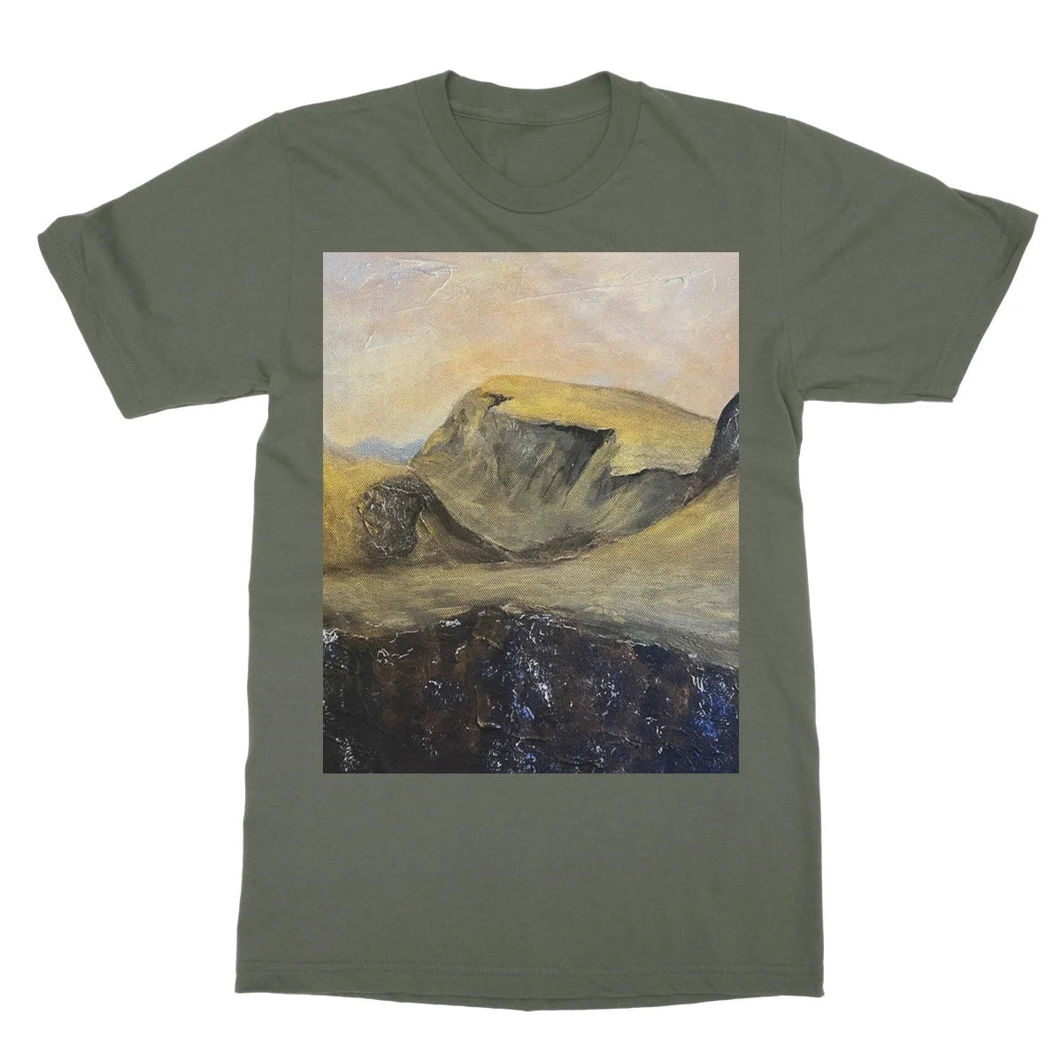 The Quiraing Softstyle T-shirt - Skye Art Gallery Scotland Worldwide Shipping Paintings | Prints | Gifts