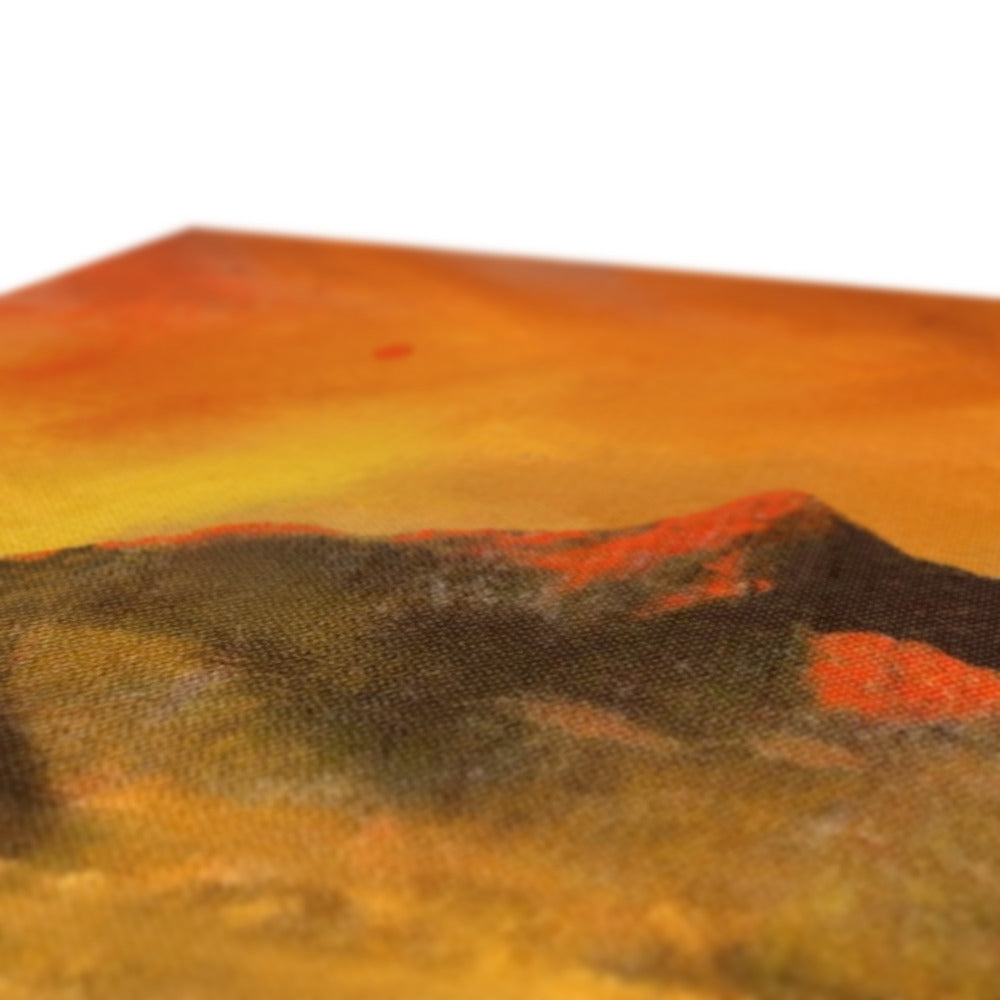 Red Moon Cuillin Canvas