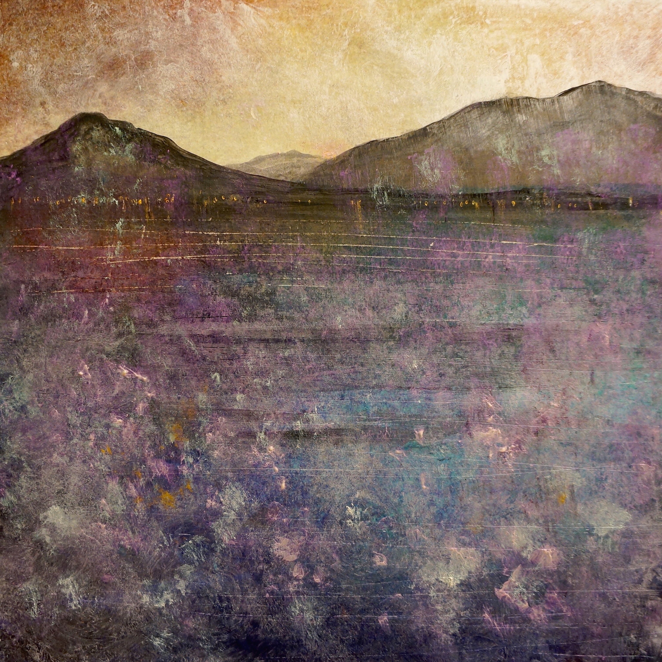 River Clyde Winter Dusk Scottish Landscape Painting