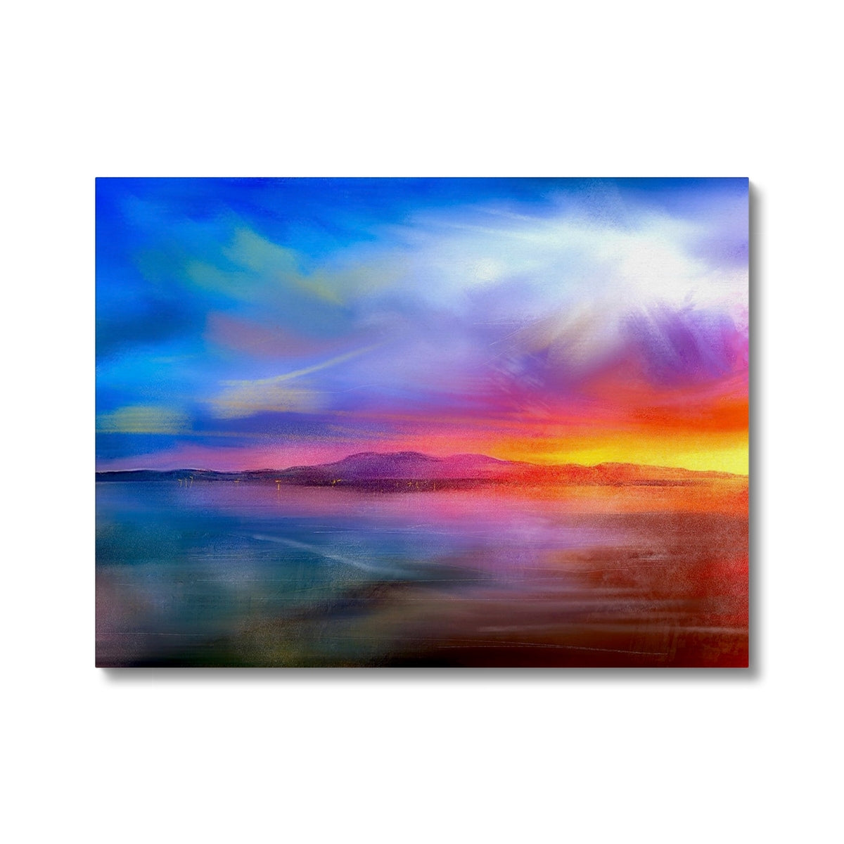 Scottish Paintings - ' Arran Sunset ' Canvas