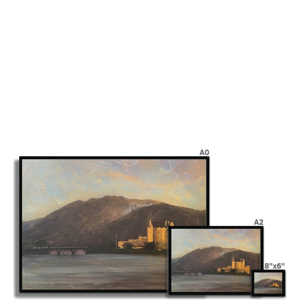 Scottish Paintings - ' Eilean Donan Castle ' Framed Print