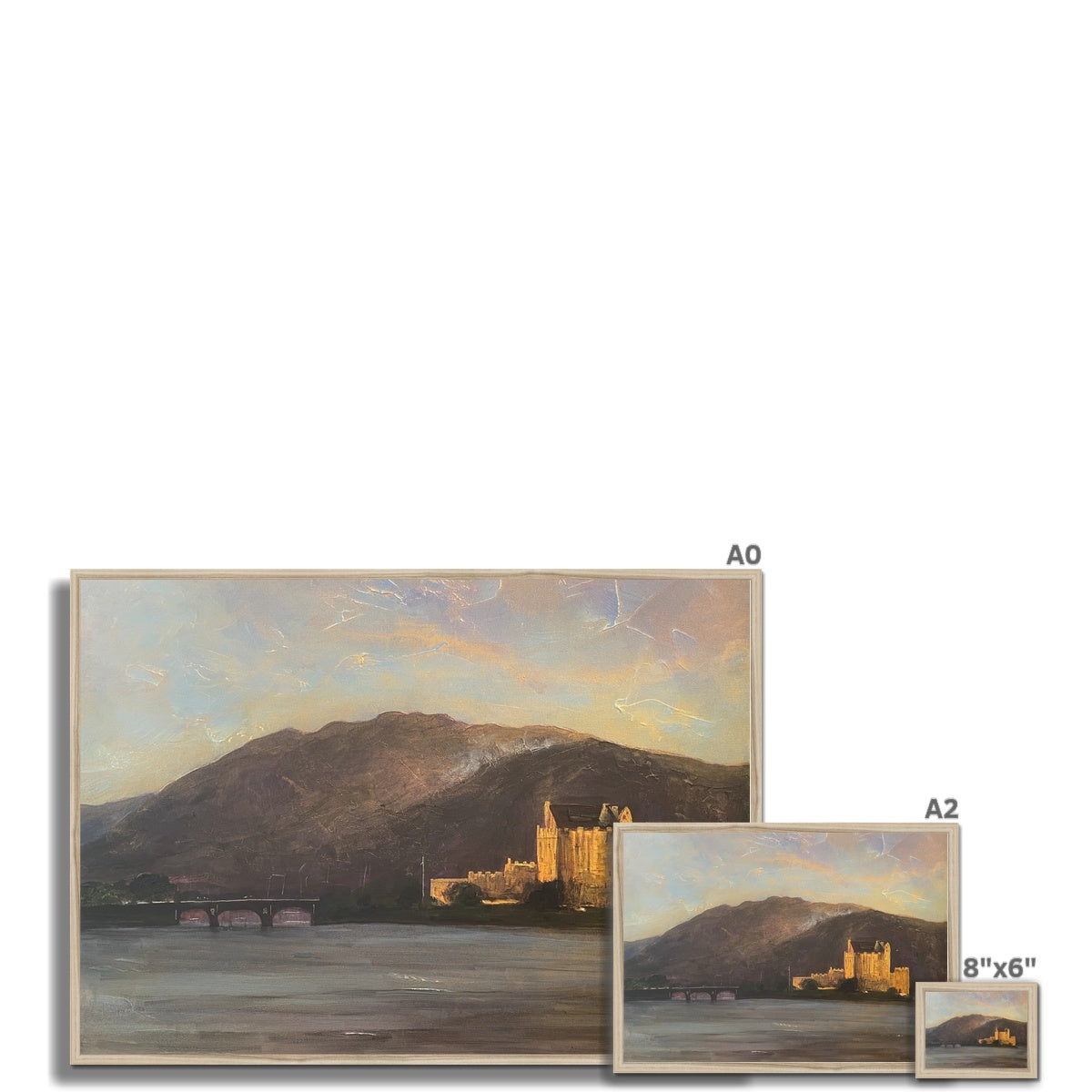 Scottish Paintings - ' Eilean Donan Castle ' Framed Print