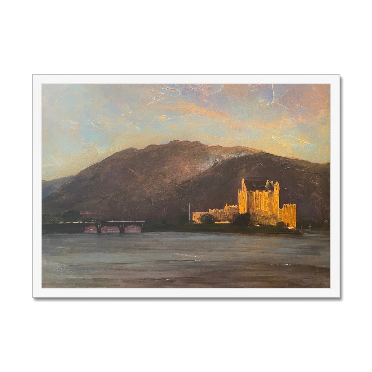 Scottish Paintings - ' Eilean Donan Castle ' Framed Print