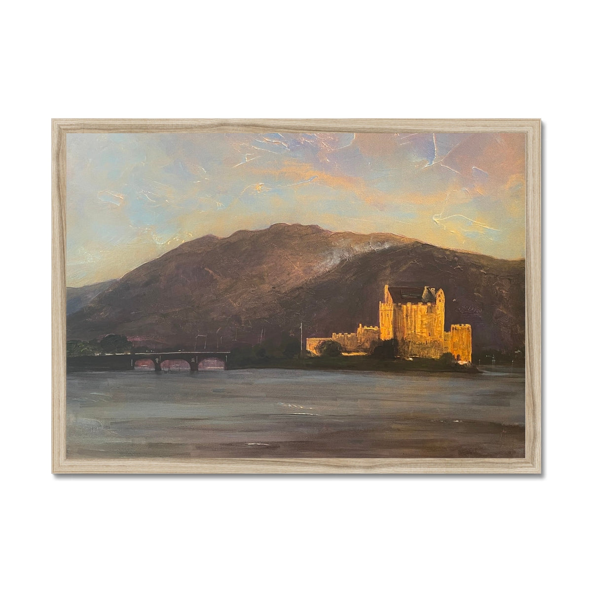 Scottish Paintings - ' Eilean Donan Castle ' Framed Print