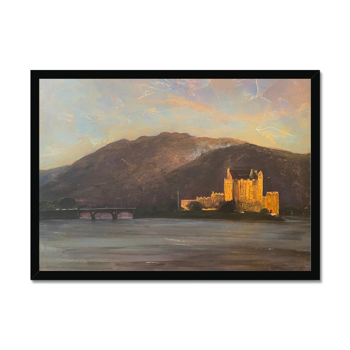 Scottish Paintings - ' Eilean Donan Castle ' Framed Print