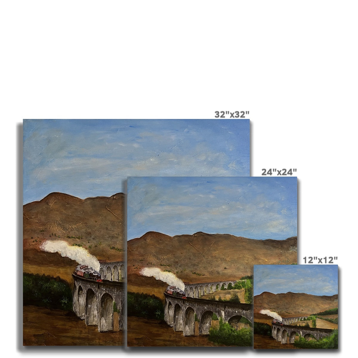 Scottish Paintings - ' Glenfinnan Viaduct ' Canvas