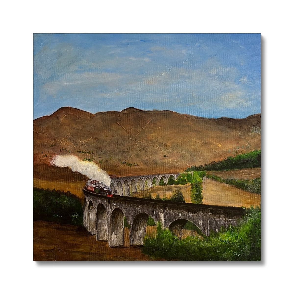 Scottish Paintings - ' Glenfinnan Viaduct ' Canvas