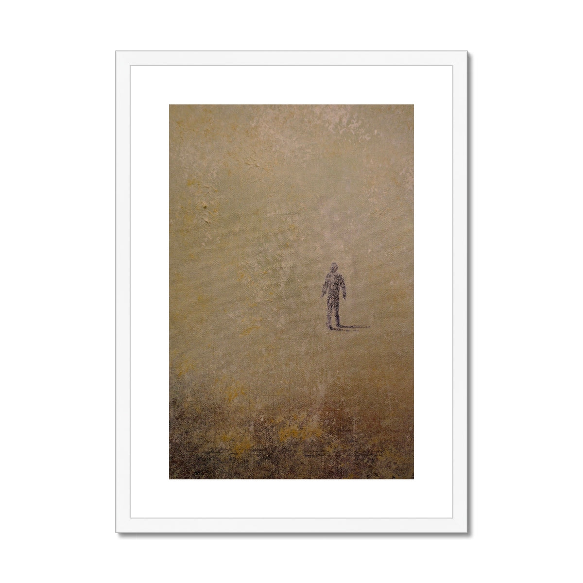Scottish Paintings - ' Into The Munro Mist ' Framed & Mounted Print