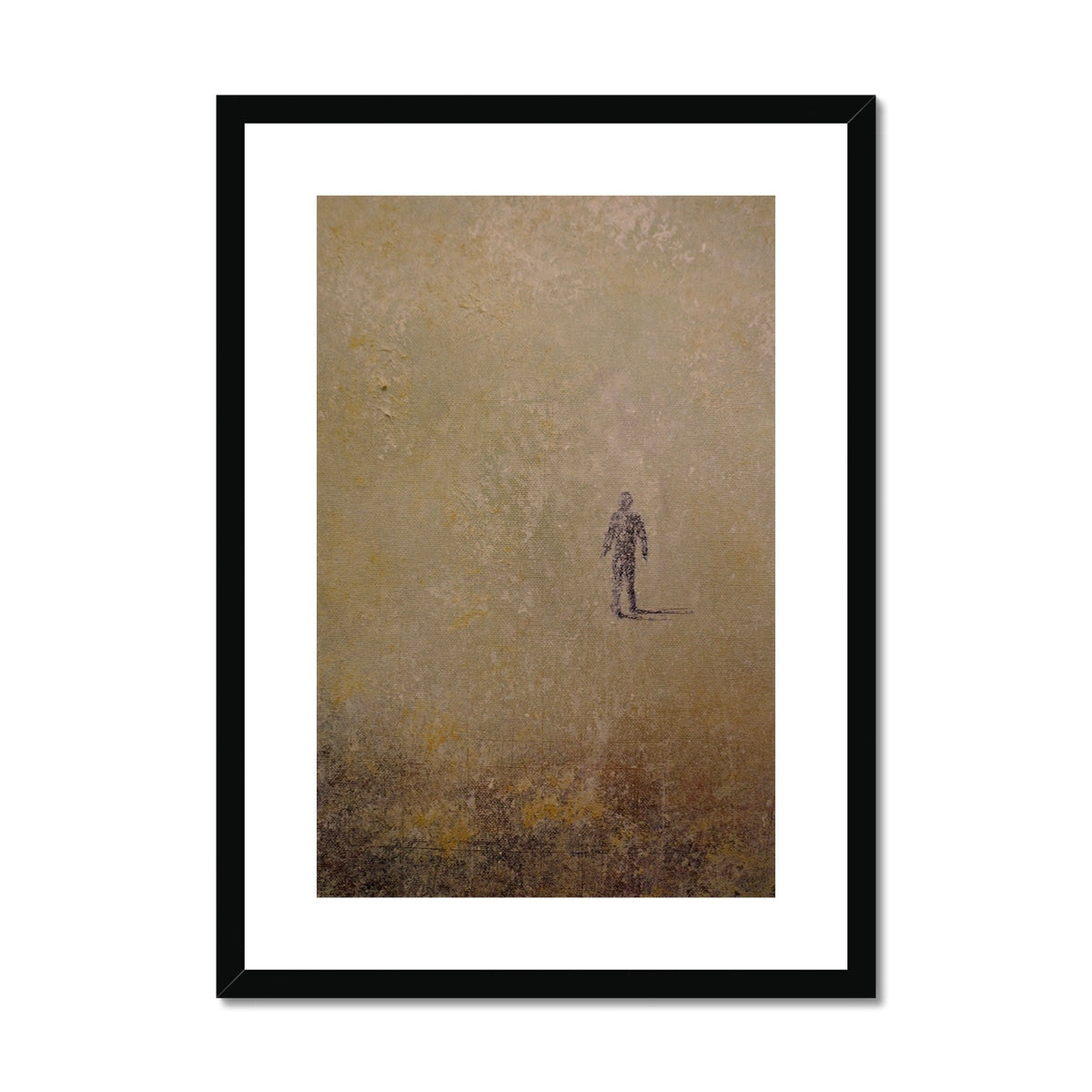 Scottish Paintings - ' Into The Munro Mist ' Framed & Mounted Print