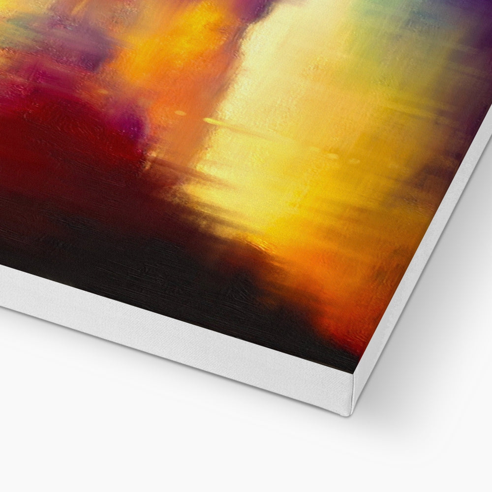 Scottish Paintings - ' Loch Faskally Dusk ' Canvas