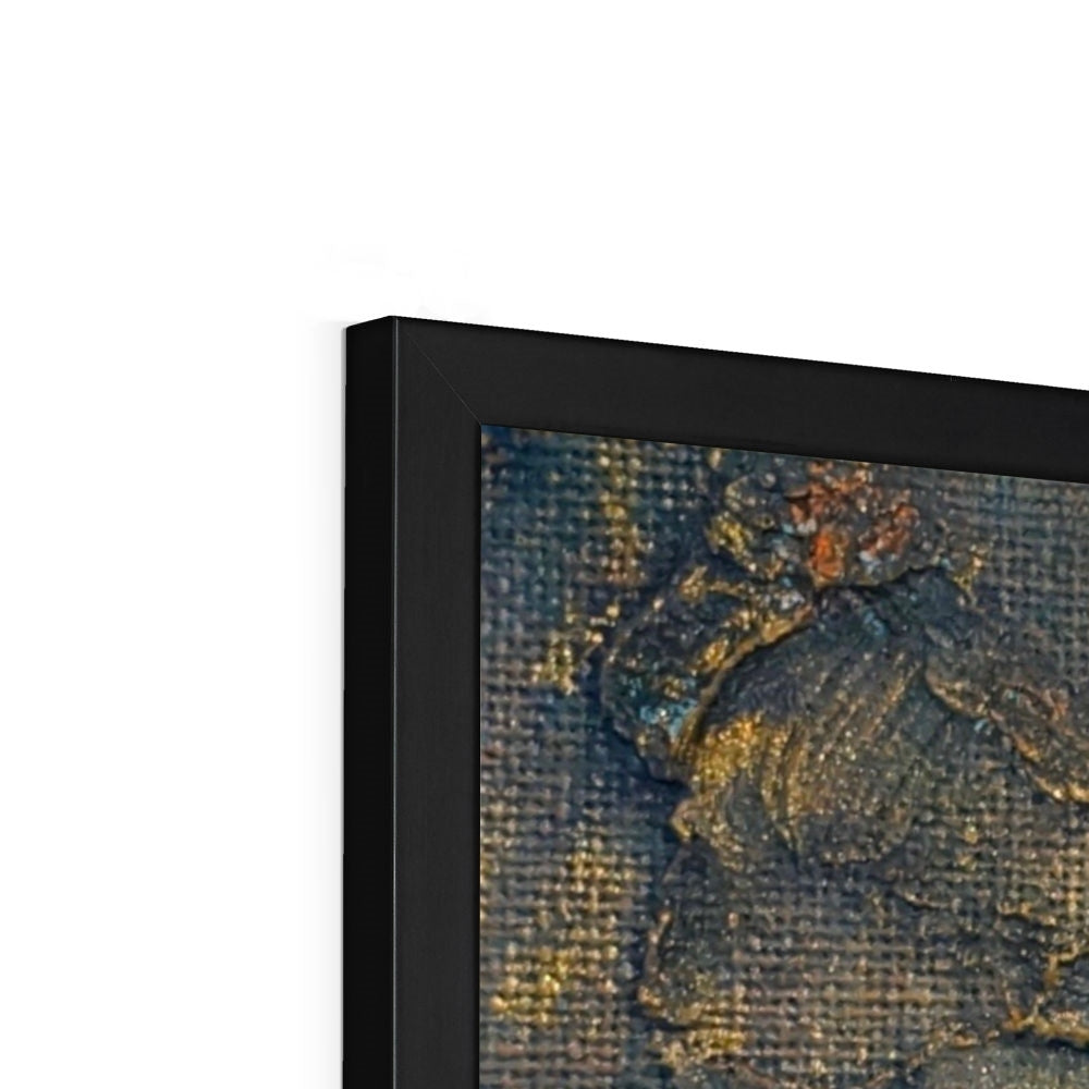 Scottish Paintings - ' Loch Lomond Moonlight ' Framed Print