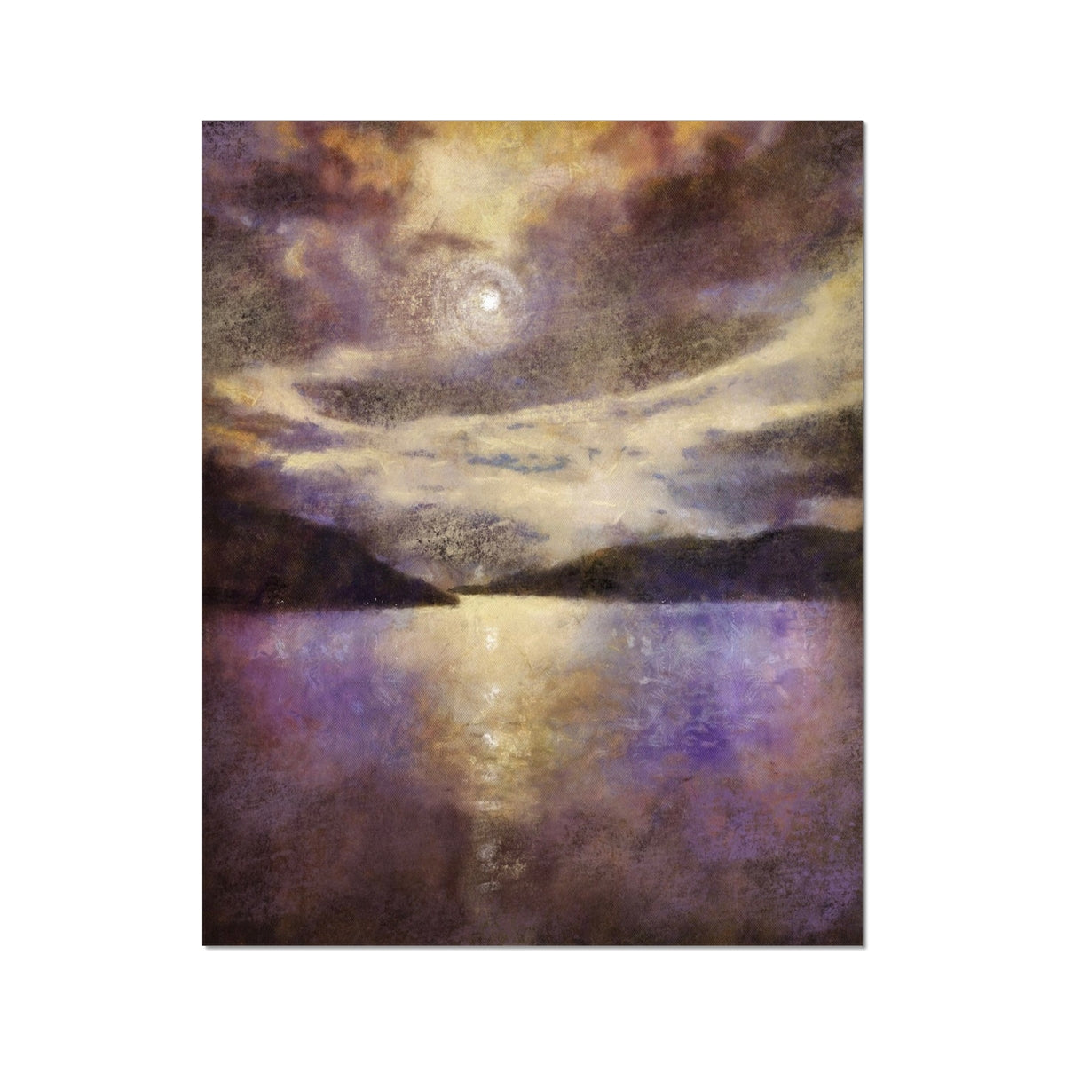Scottish Paintings - ' Moonlight Meets Lewis & Harris ' Artist Proof Collector Print