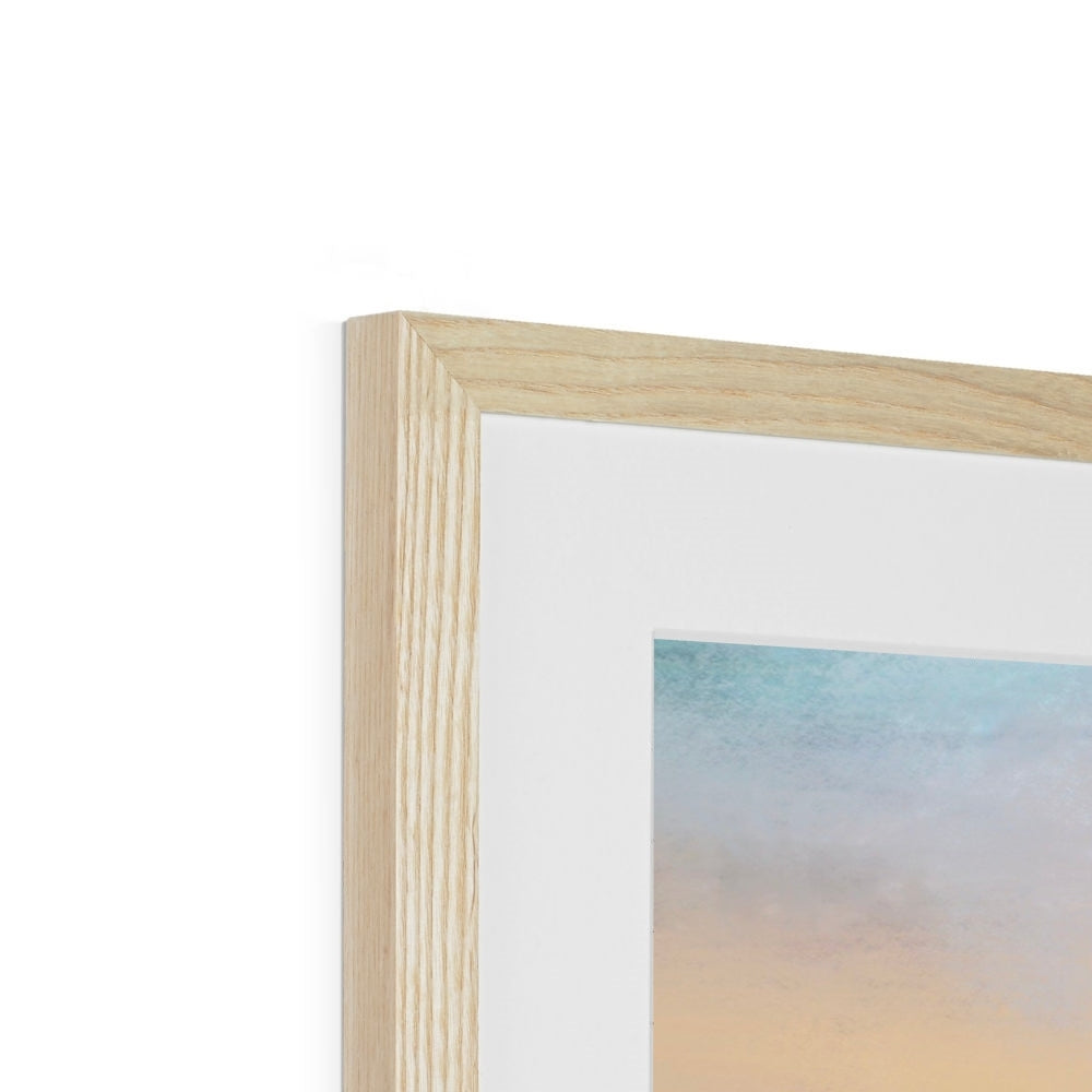 Scottish Paintings - ' Stac Pollaidh Dusk ' Framed & Mounted Print