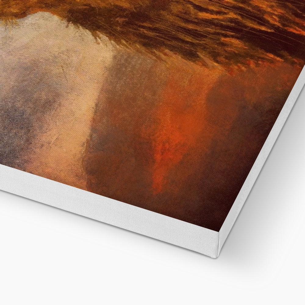 Scottish Paintings - ' The Moonlit Stag ' Canvas