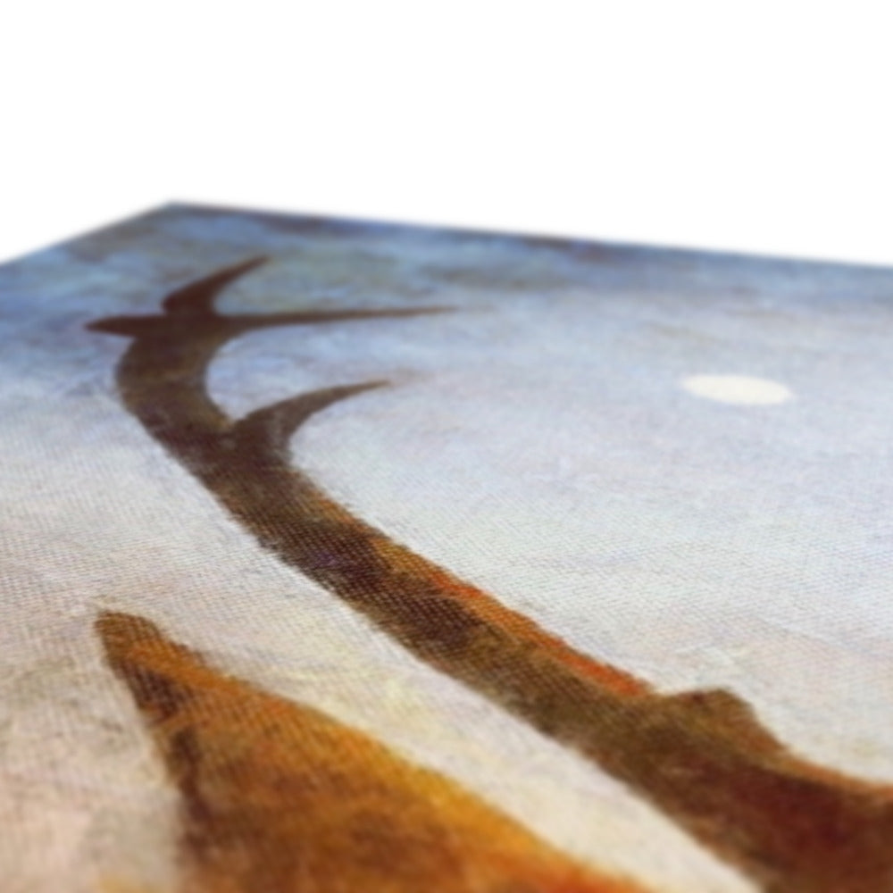 Scottish Paintings - ' The Moonlit Stag ' Canvas