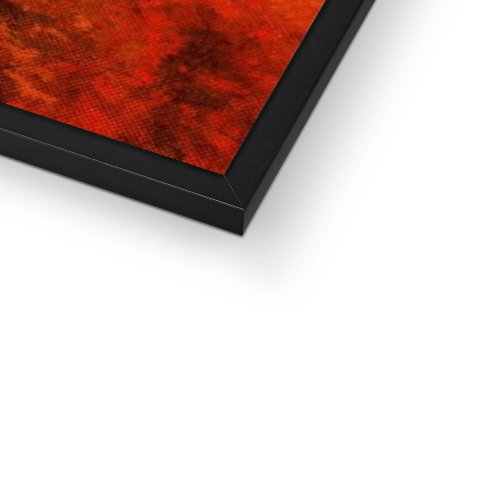 Scottish Paintings - ' The Moonlit Stag ' Framed Print
