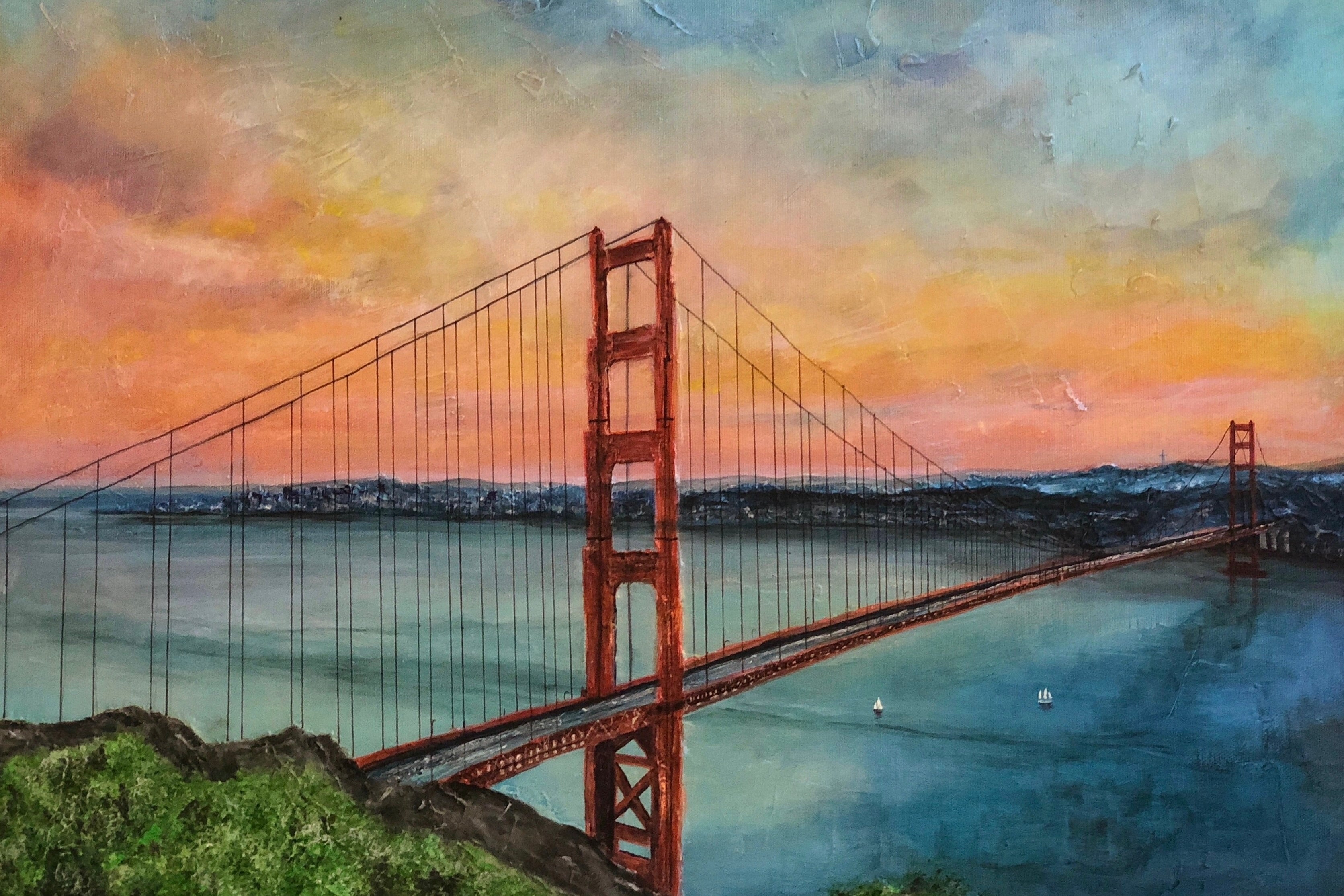 The Golden Gate Bridge Statement Interior Wall Art Canvas