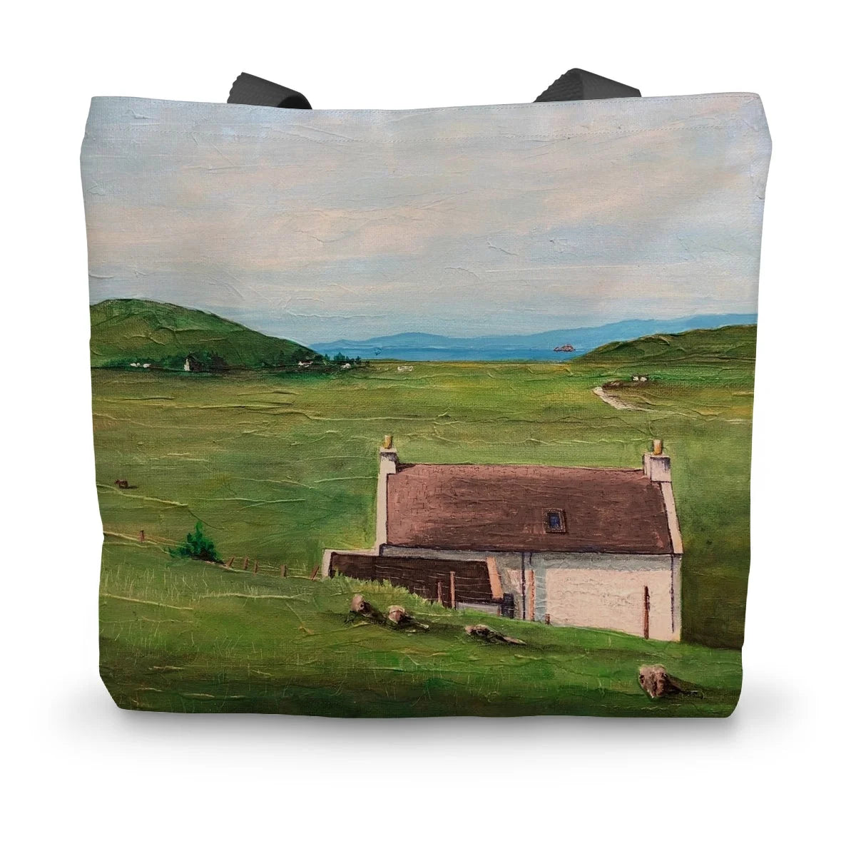 A Skye Cottage Canvas Tote Bag - Art Gallery Scotland Worldwide Shipping Paintings | Prints | Gifts