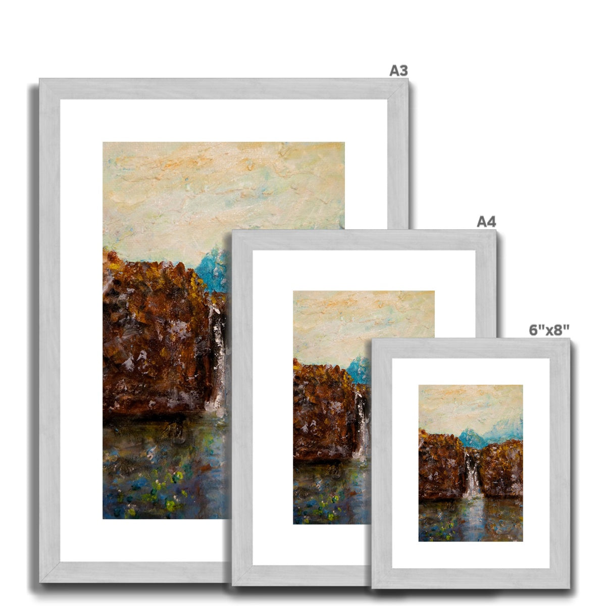 Skye Fairy Pools Antique Framed & Mounted Print