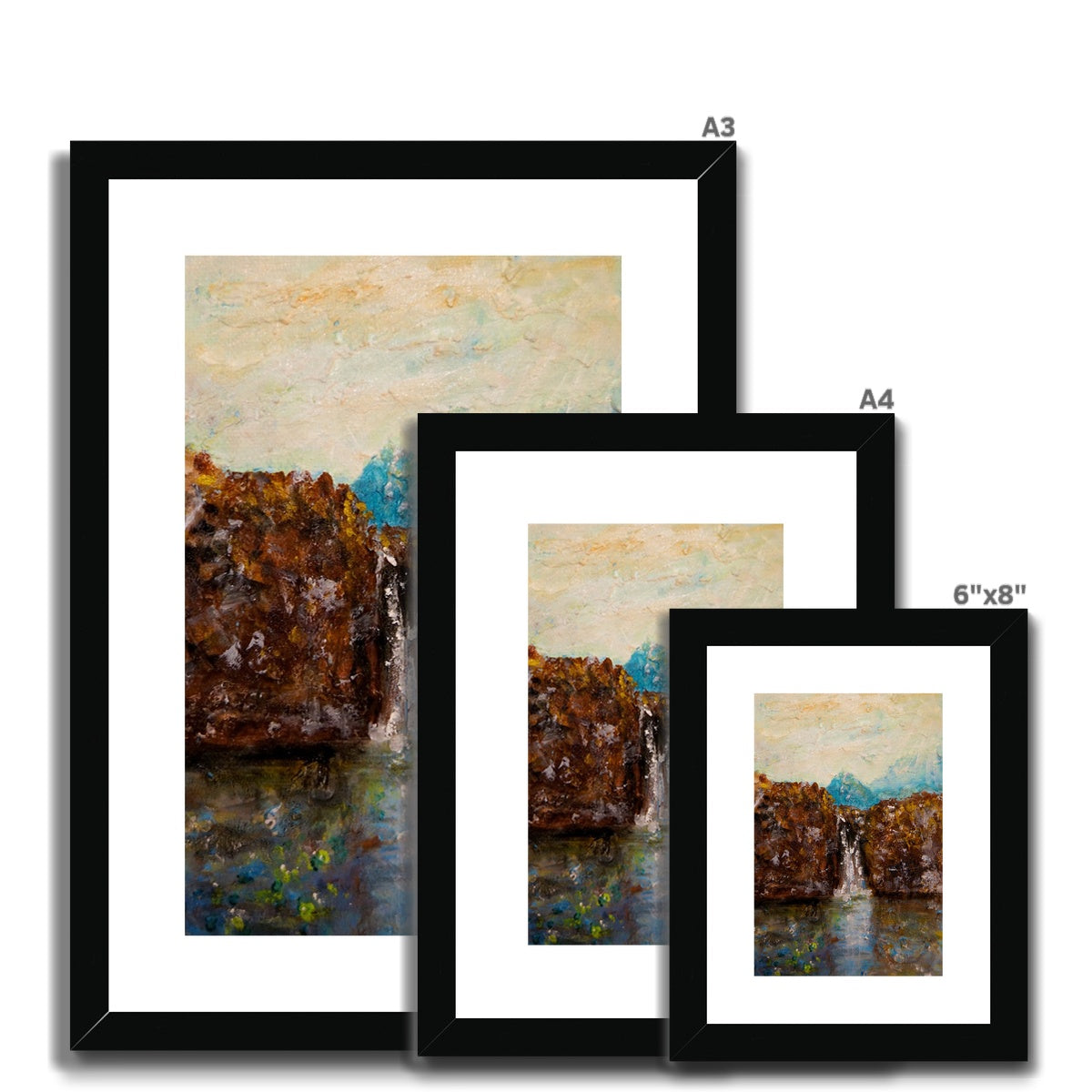 Skye Fairy Pools Framed & Mounted Print