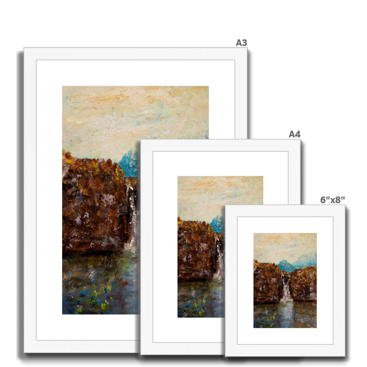 Skye Fairy Pools Framed & Mounted Print