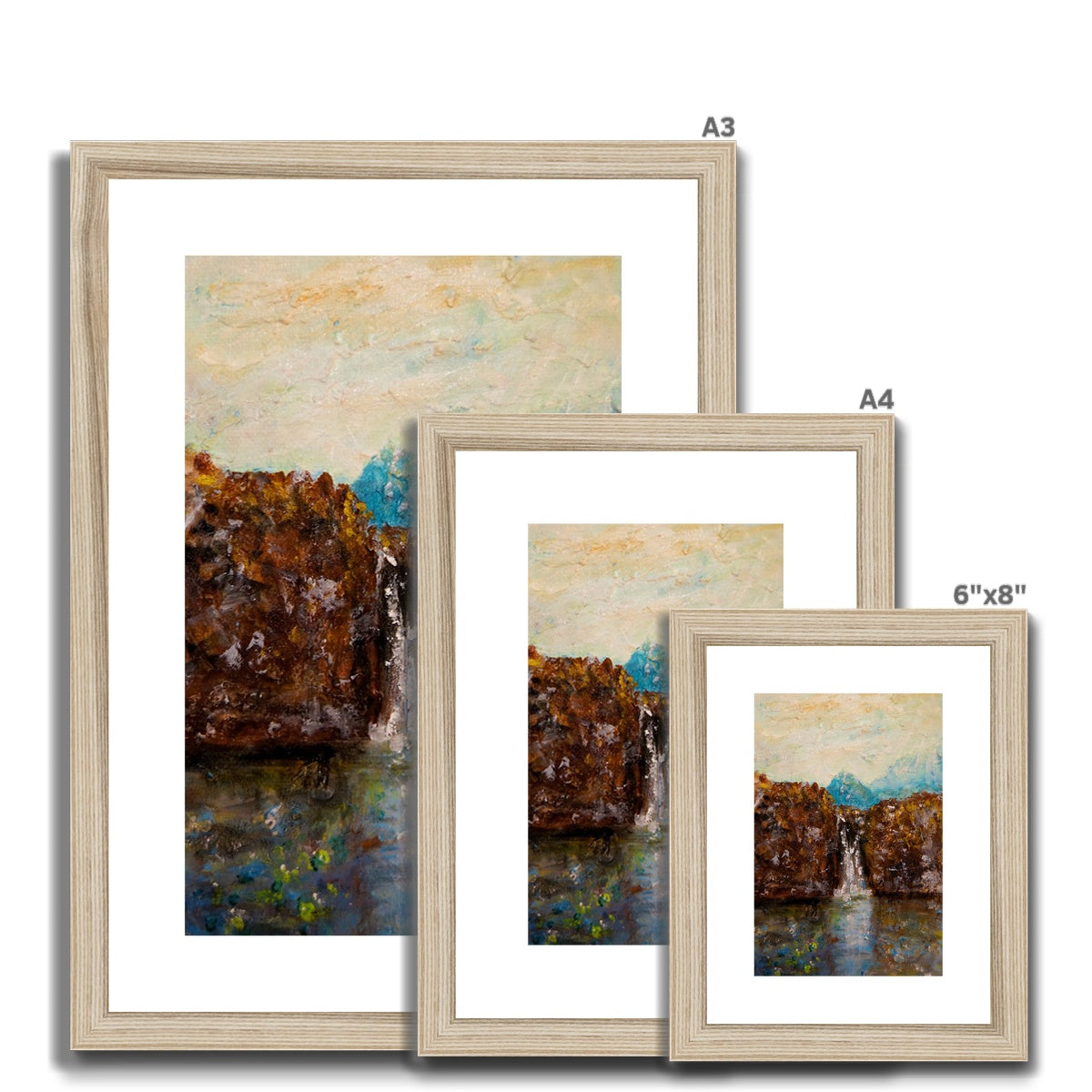 Skye Fairy Pools Framed & Mounted Print