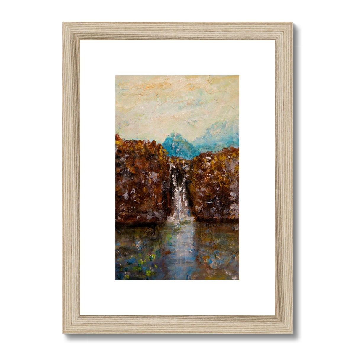 Skye Fairy Pools Framed & Mounted Print
