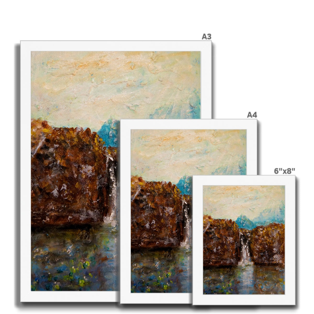 Skye Fairy Pools Framed Print