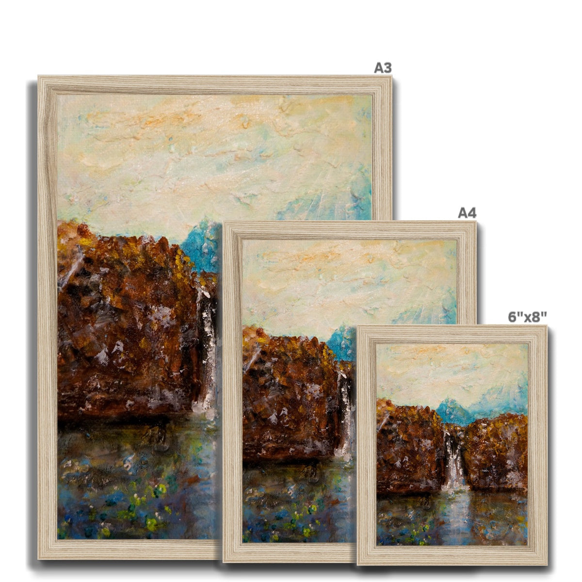 Skye Fairy Pools Framed Print
