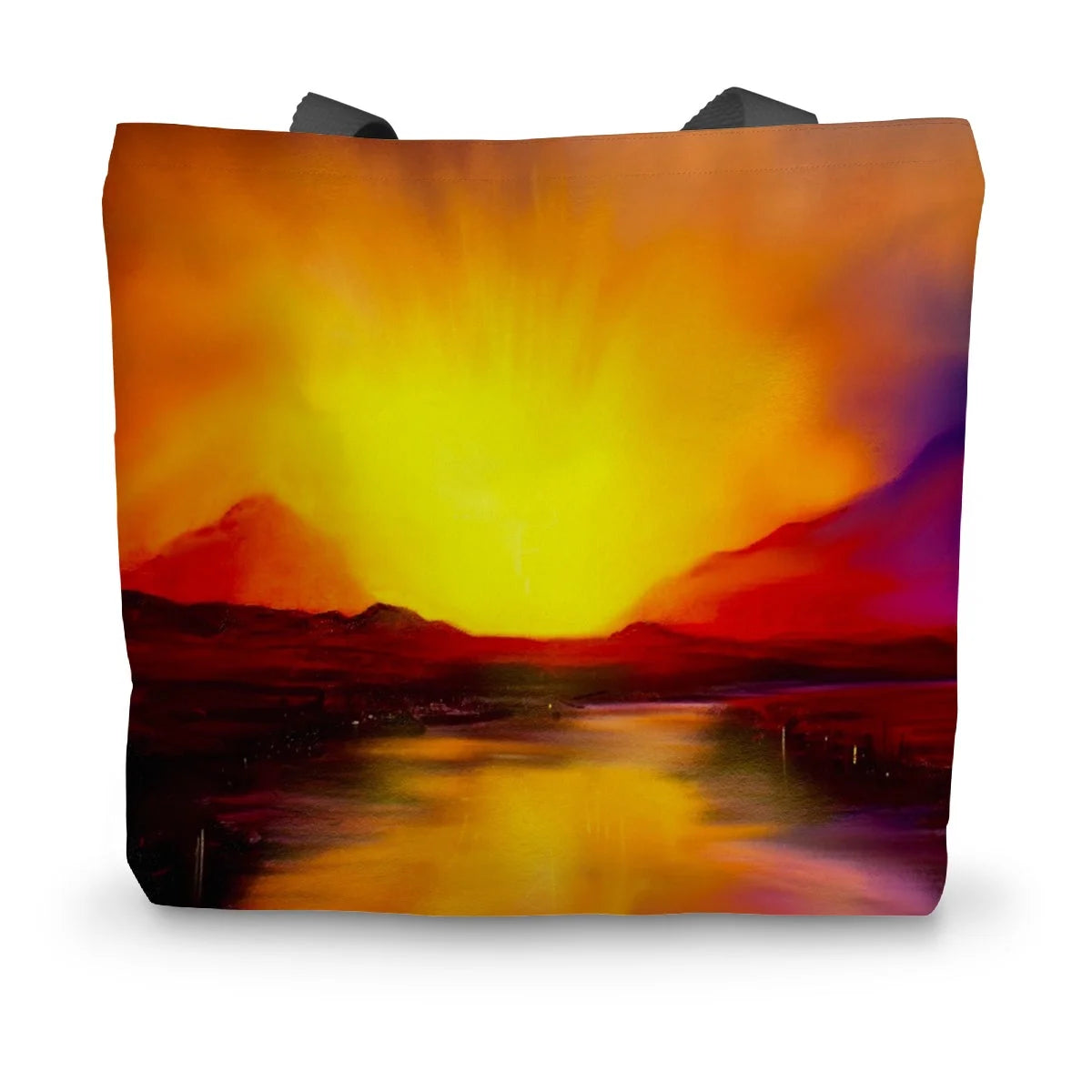 Skye Sunset Canvas Tote Bag - Art Gallery Scotland Worldwide Shipping Paintings | Prints | Gifts