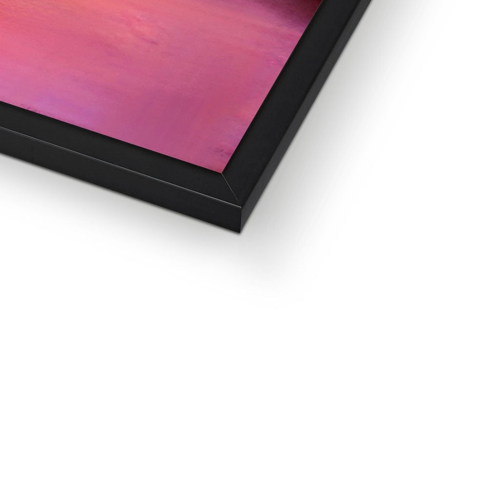 Skye Sunset Framed Print
