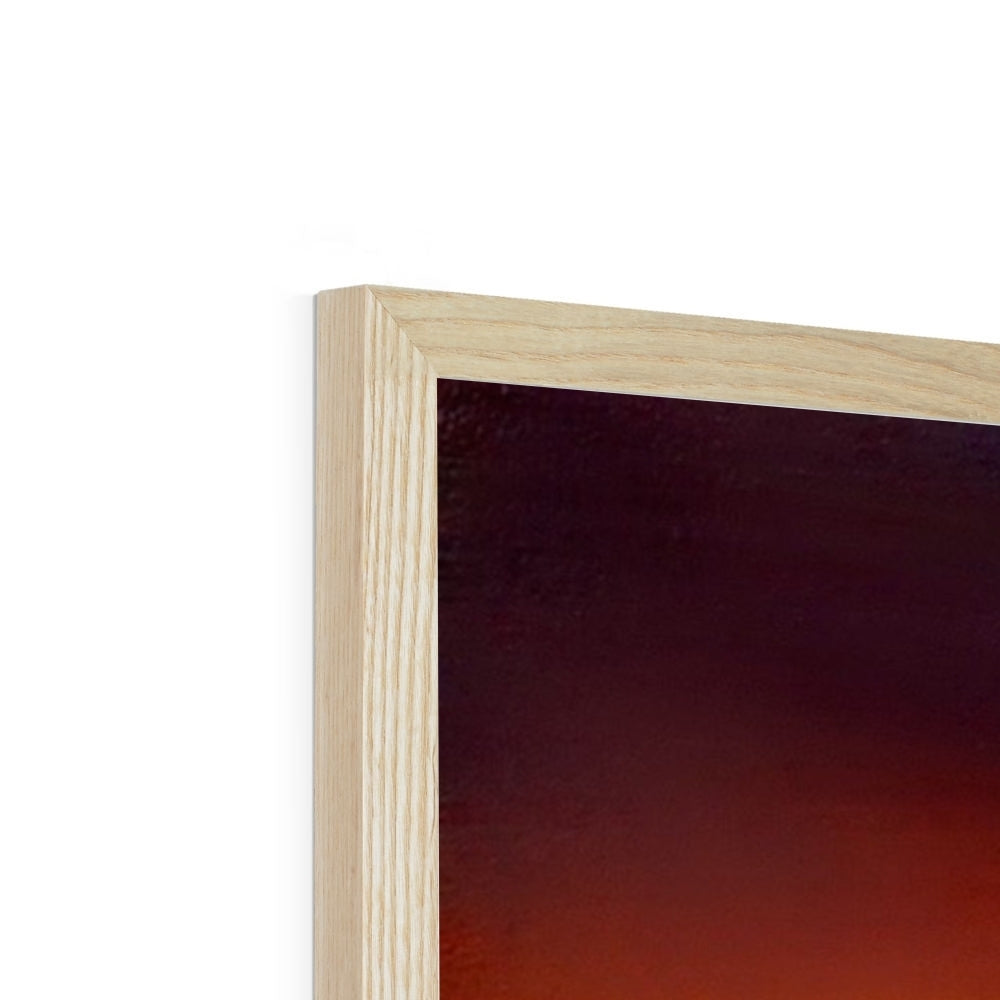 Skye Sunset Framed Print