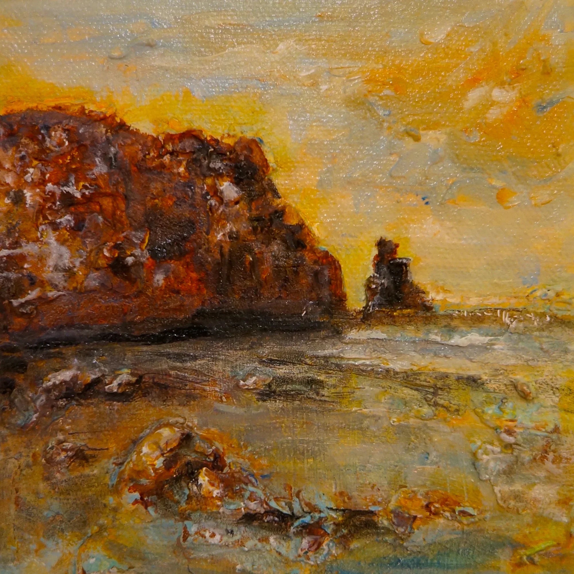 Talisker Bay | Scotland in your Pocket - Skye Art Gallery Worldwide Shipping Textured Oil Painting Paintings | Prints | Gifts